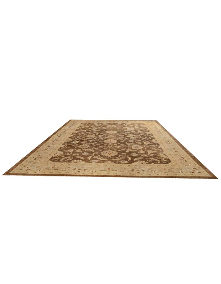 Detail image of 16' 10 x 21' 4 Hand Knotted Peshawar Ziegler Rug