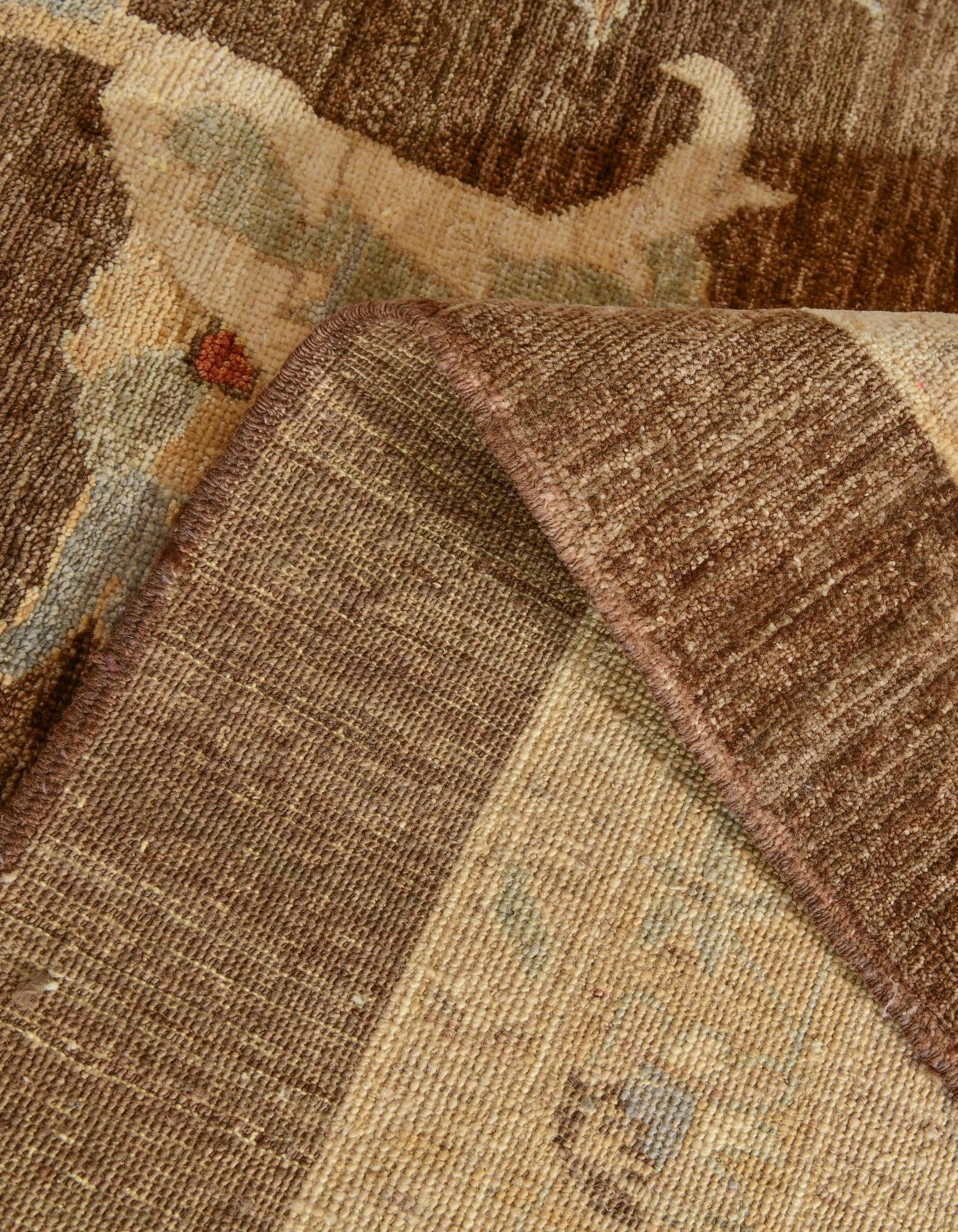 16' 10 x 21' 4 Hand Knotted Peshawar Ziegler Rug