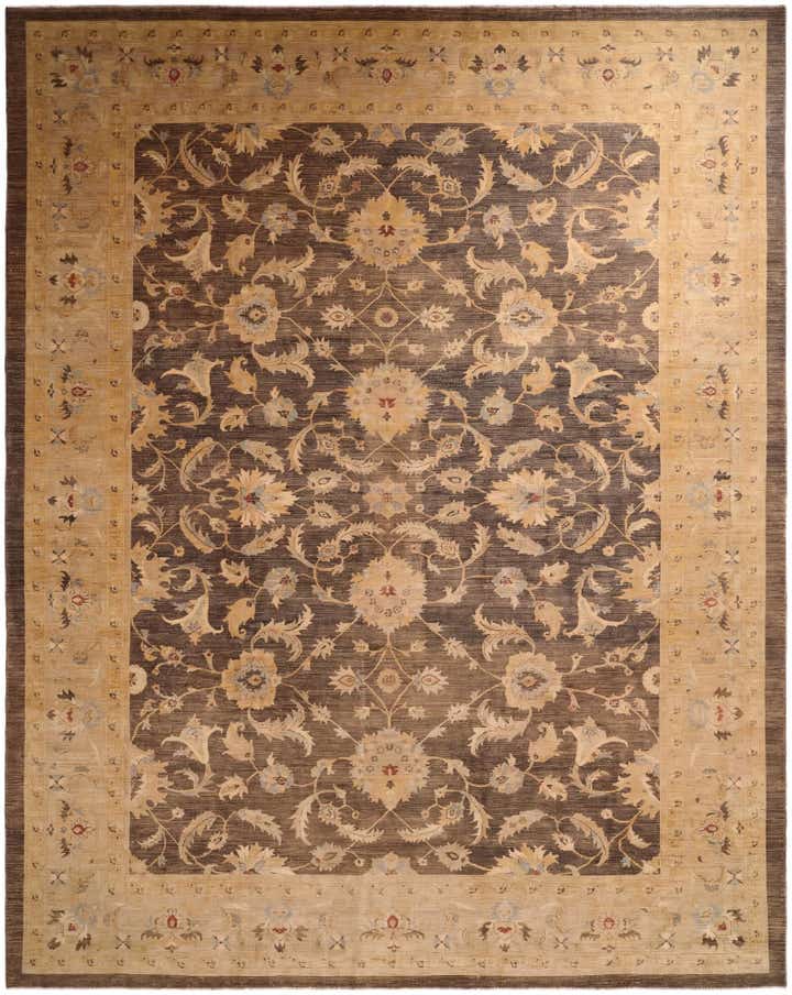 16' 10 x 21' 4 Hand Knotted Peshawar Ziegler Rug