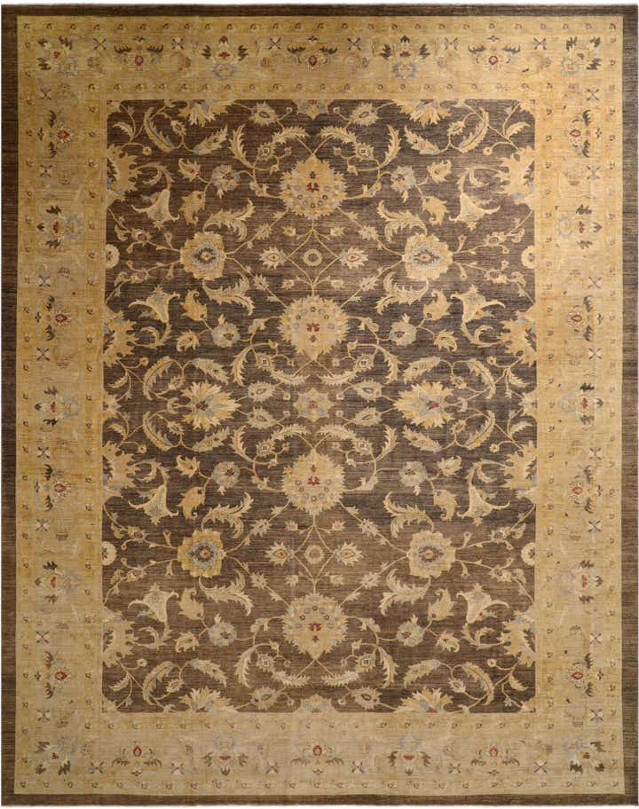 16' 10 x 21' 4 Hand Knotted Peshawar Ziegler Rug