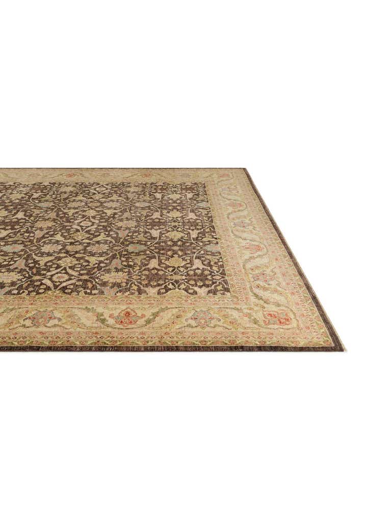 12' 11 x 17' 2 Hand Knotted Peshawar Ziegler Wool Rug