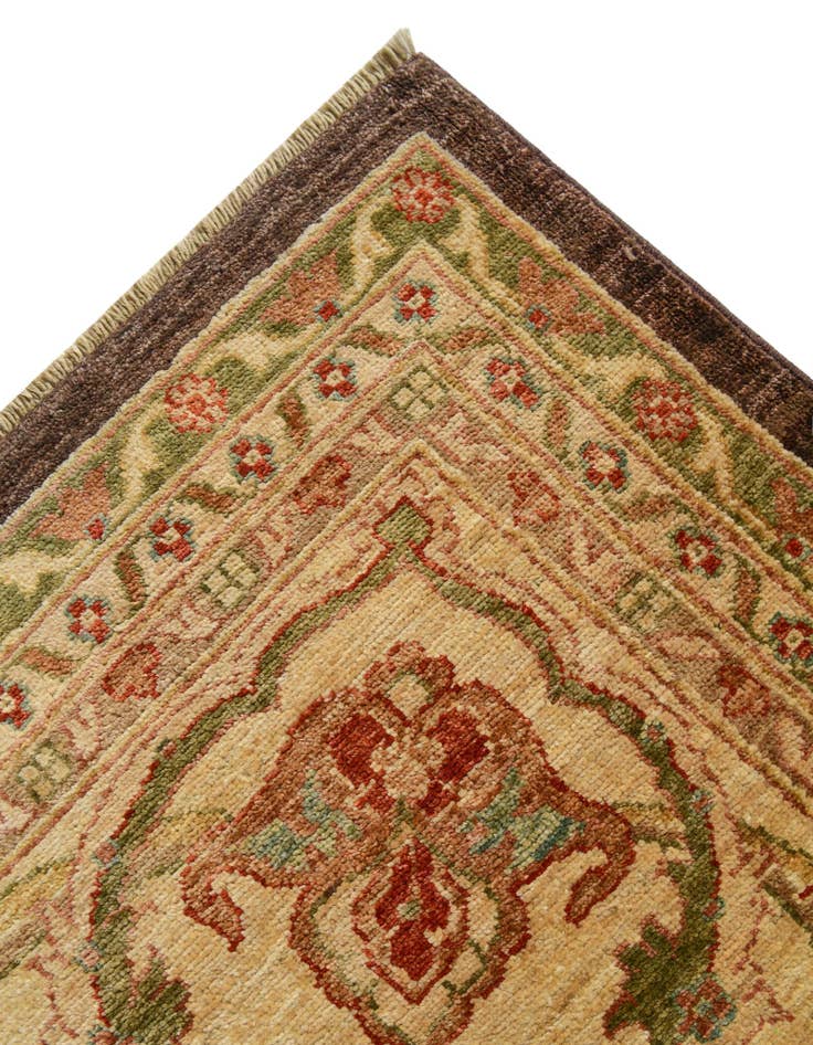 Detail image of 12' 11 x 17' 2 Hand Knotted Peshawar Ziegler Wool Rug