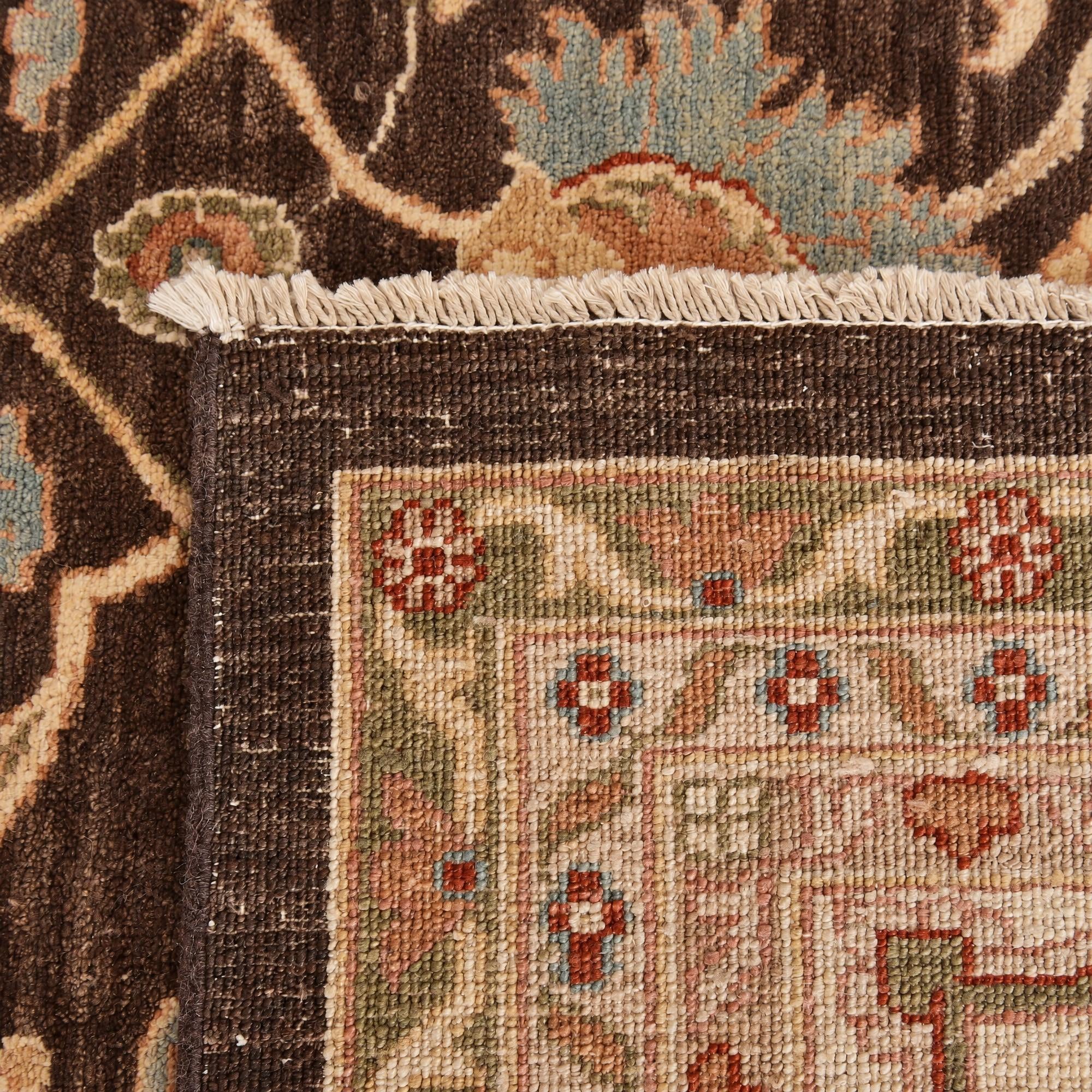 395cm x 525cm Hand Knotted Peshawar Ziegler Wool Rug