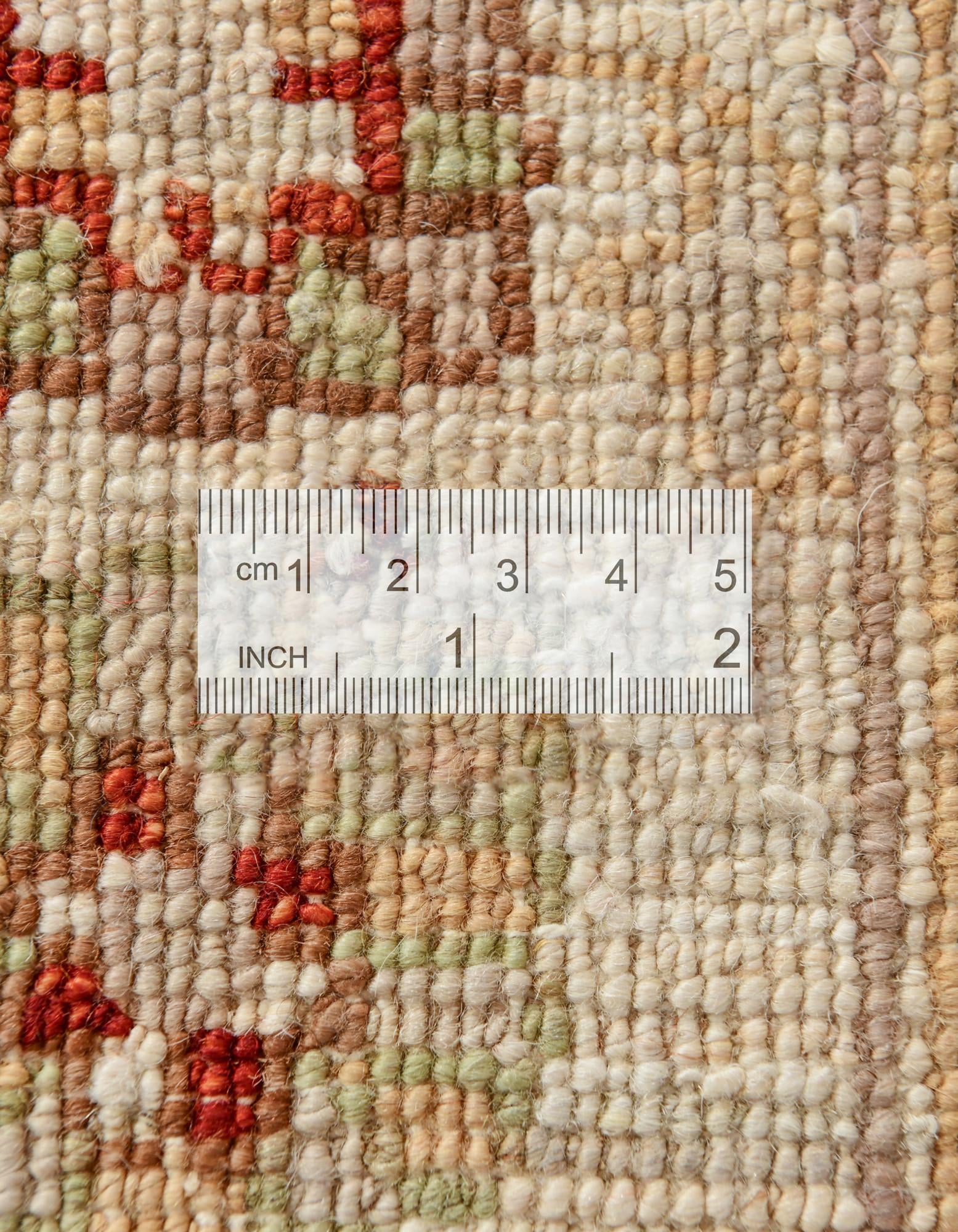 12' 1 x 17' 9 Hand Knotted Peshawar Ziegler Wool Rug