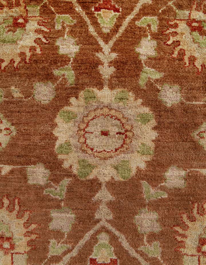 12' 1 x 17' 9 Hand Knotted Peshawar Ziegler Wool Rug