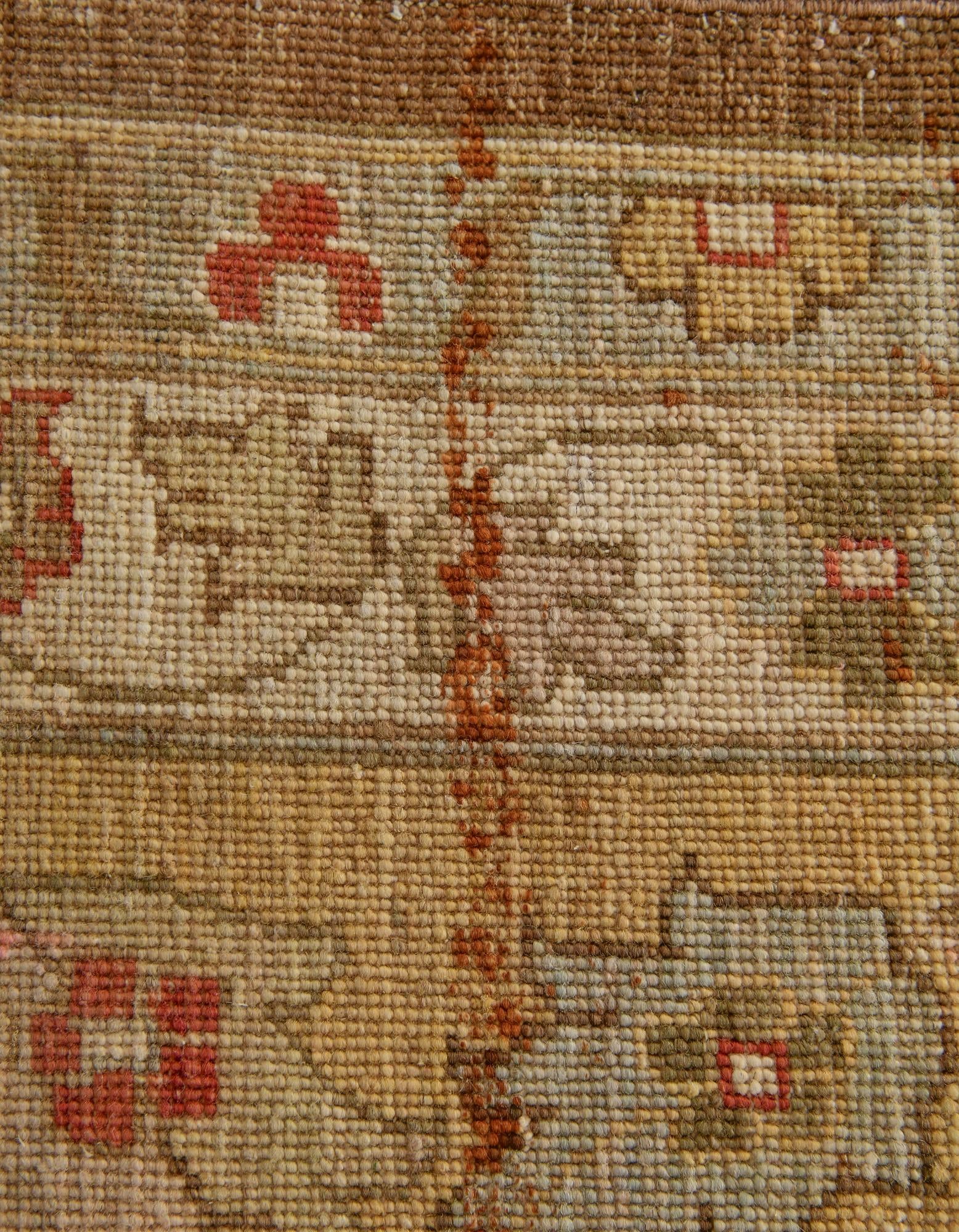 12' 6 x 18' 4 Hand Knotted Peshawar Ziegler Wool Rug