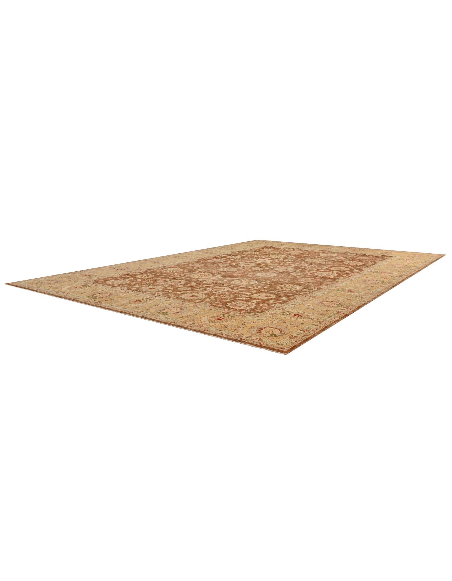 12' 6 x 18' 4 Hand Knotted Peshawar Ziegler Wool Rug