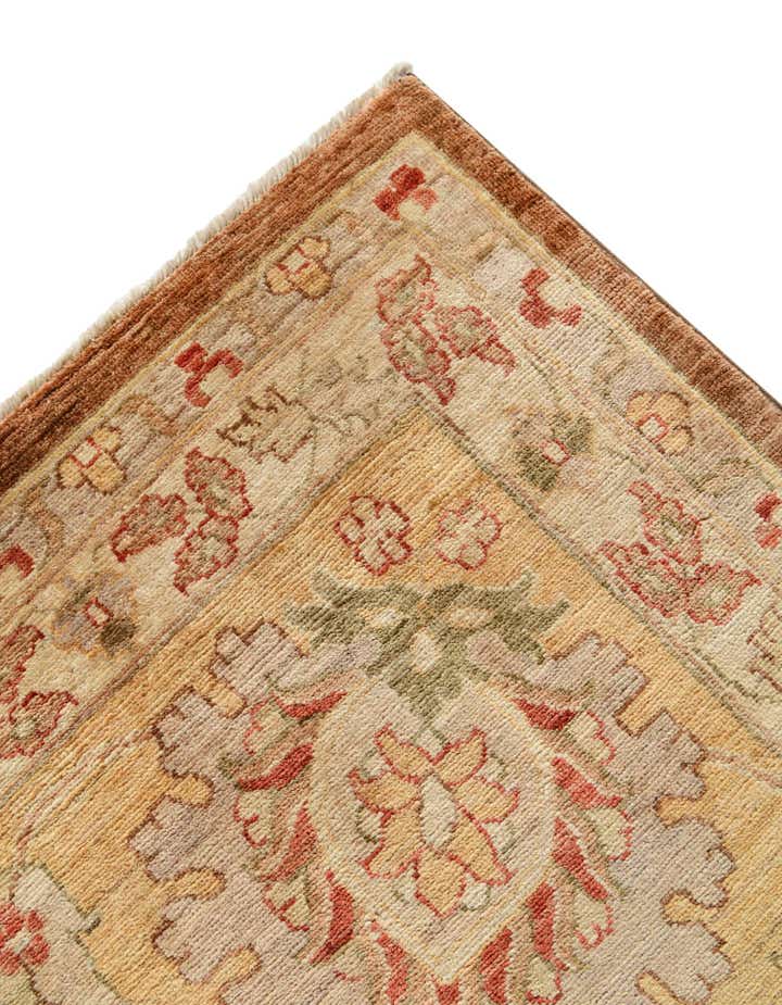 12' 6 x 18' 4 Hand Knotted Peshawar Ziegler Wool Rug