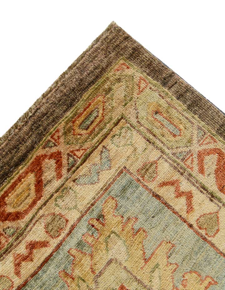 14' 1 x 18' 2 Hand Knotted Peshawar Ziegler Wool Rug