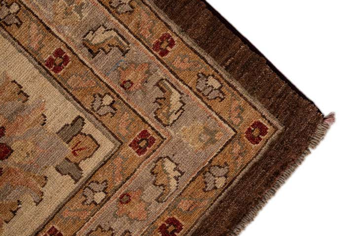 13' 5 x 17' 10 Hand Knotted Peshawar Ziegler Wool Rug