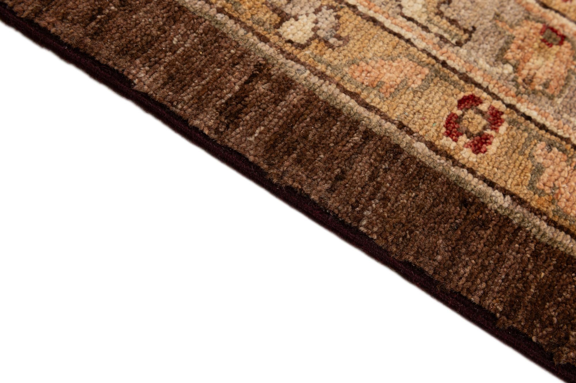 13' 5 x 17' 10 Hand Knotted Peshawar Ziegler Wool Rug