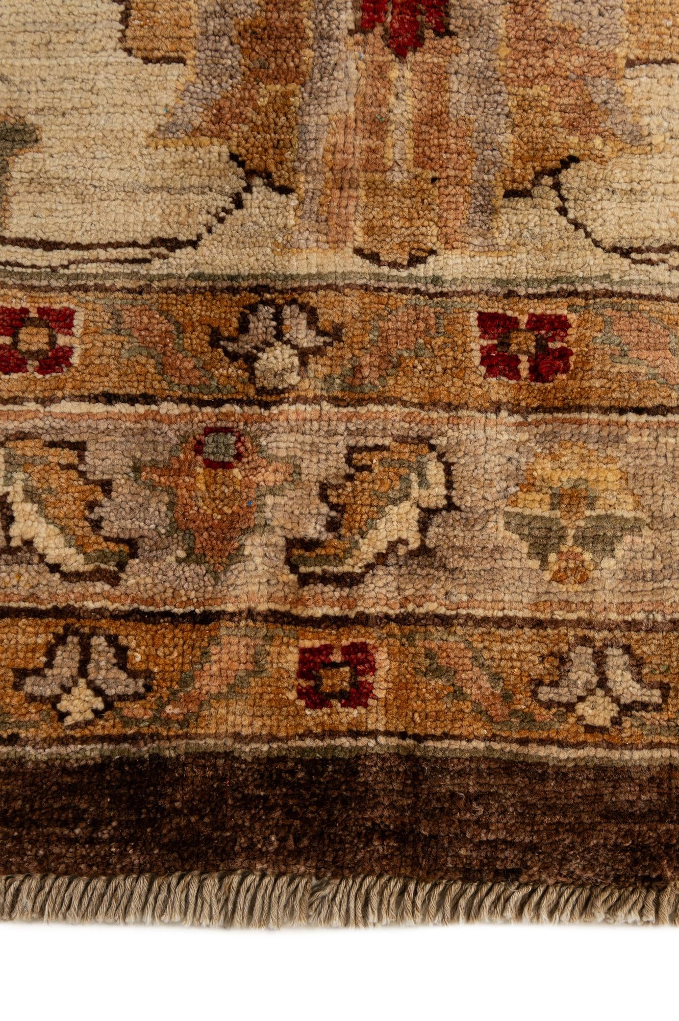 13' 5 x 17' 10 Hand Knotted Peshawar Ziegler Wool Rug