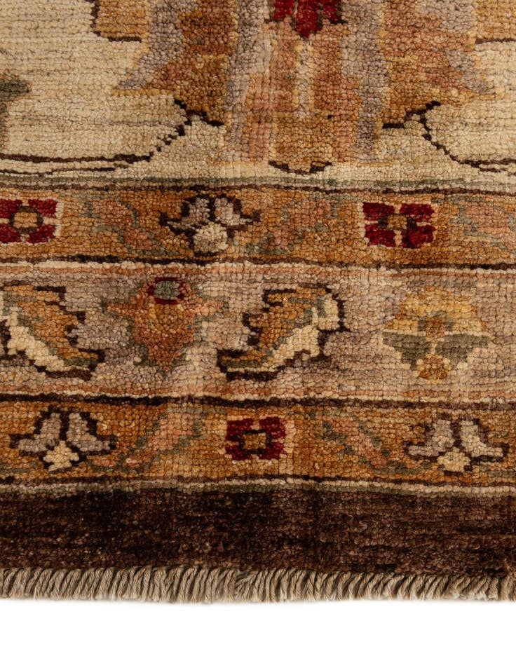 Detail image of 13' 5 x 17' 10  Hand Knotted Peshawar Ziegler Wool Rug