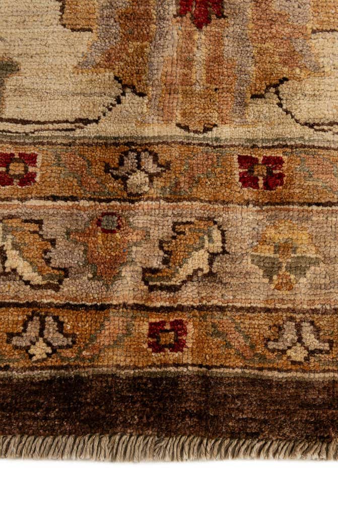 13' 5 x 17' 10 Hand Knotted Peshawar Ziegler Wool Rug