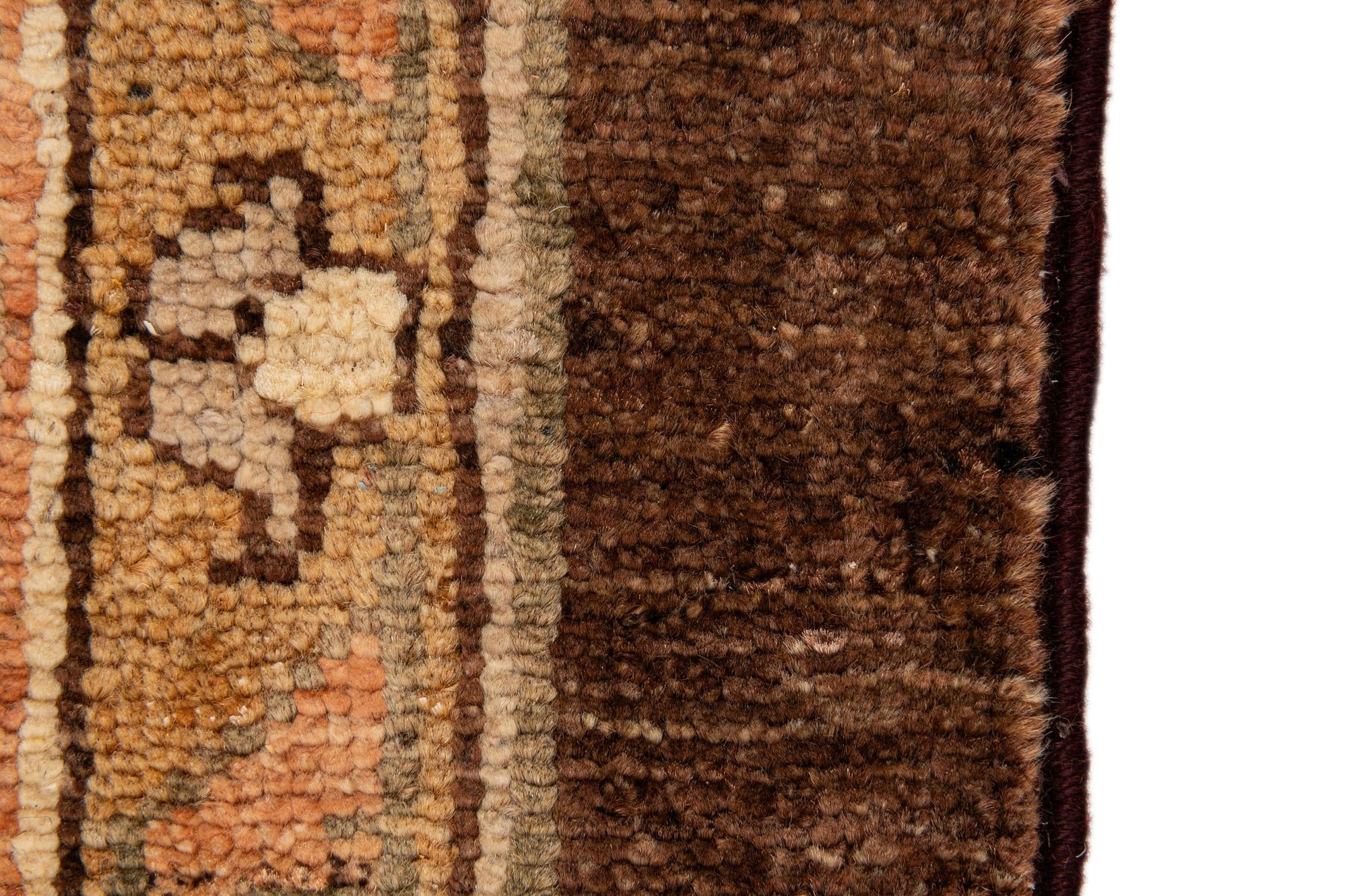 13' 5 x 17' 10 Hand Knotted Peshawar Ziegler Wool Rug