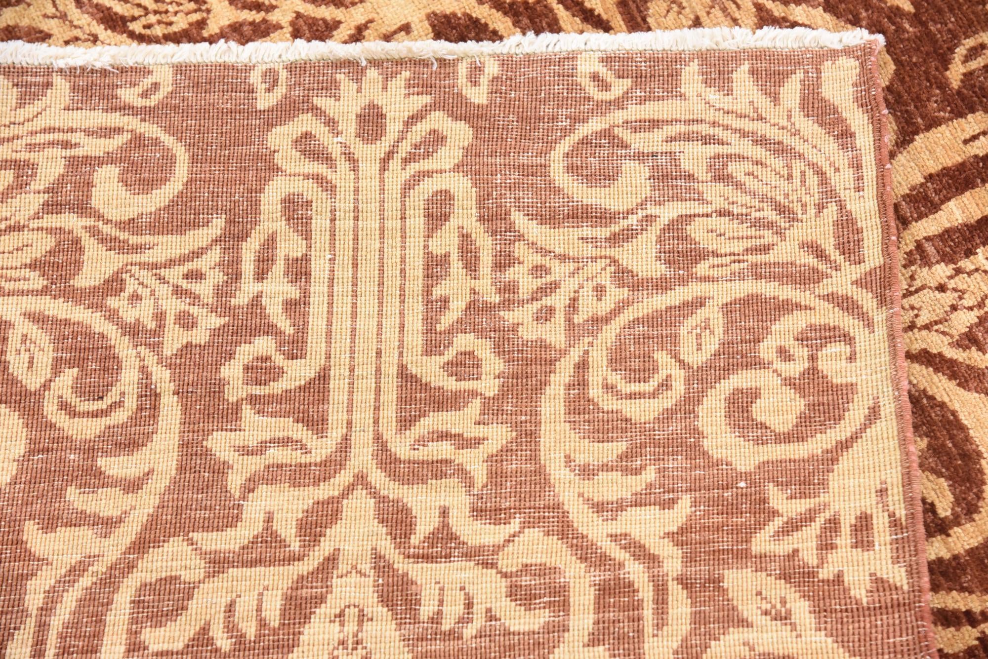 6' 11 x 9' 6 Hand Knotted Peshawar Ziegler Oriental Rug
