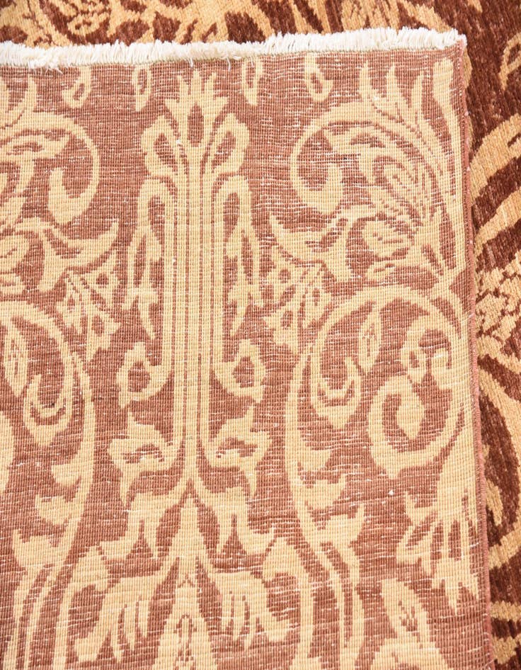 Detail image of 6' 11 x 9' 6  Hand Knotted Peshawar Ziegler Oriental Rug