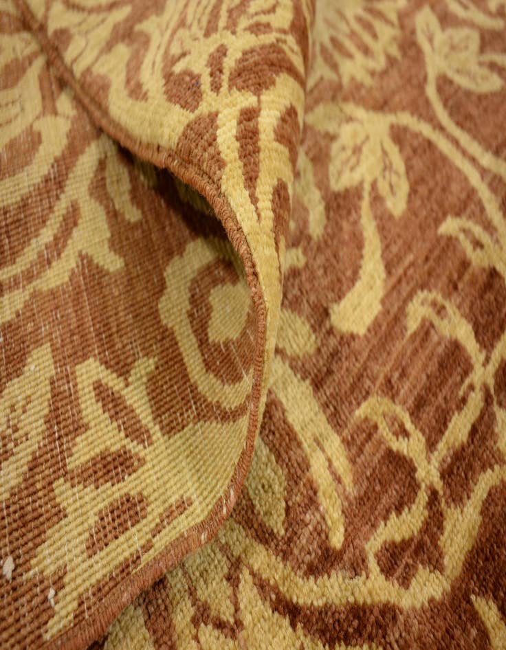 Detail image of 6' 11 x 9' 6  Hand Knotted Peshawar Ziegler Oriental Rug