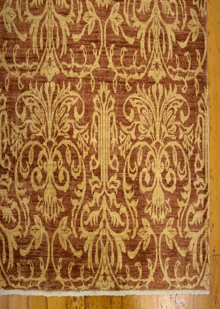 6' 11 x 9' 6 Hand Knotted Peshawar Ziegler Oriental Rug