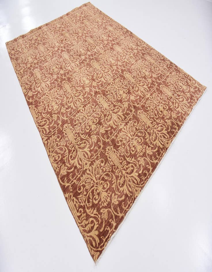 Detail image of 6' 11 x 9' 6 Hand Knotted Peshawar Ziegler Oriental Rug