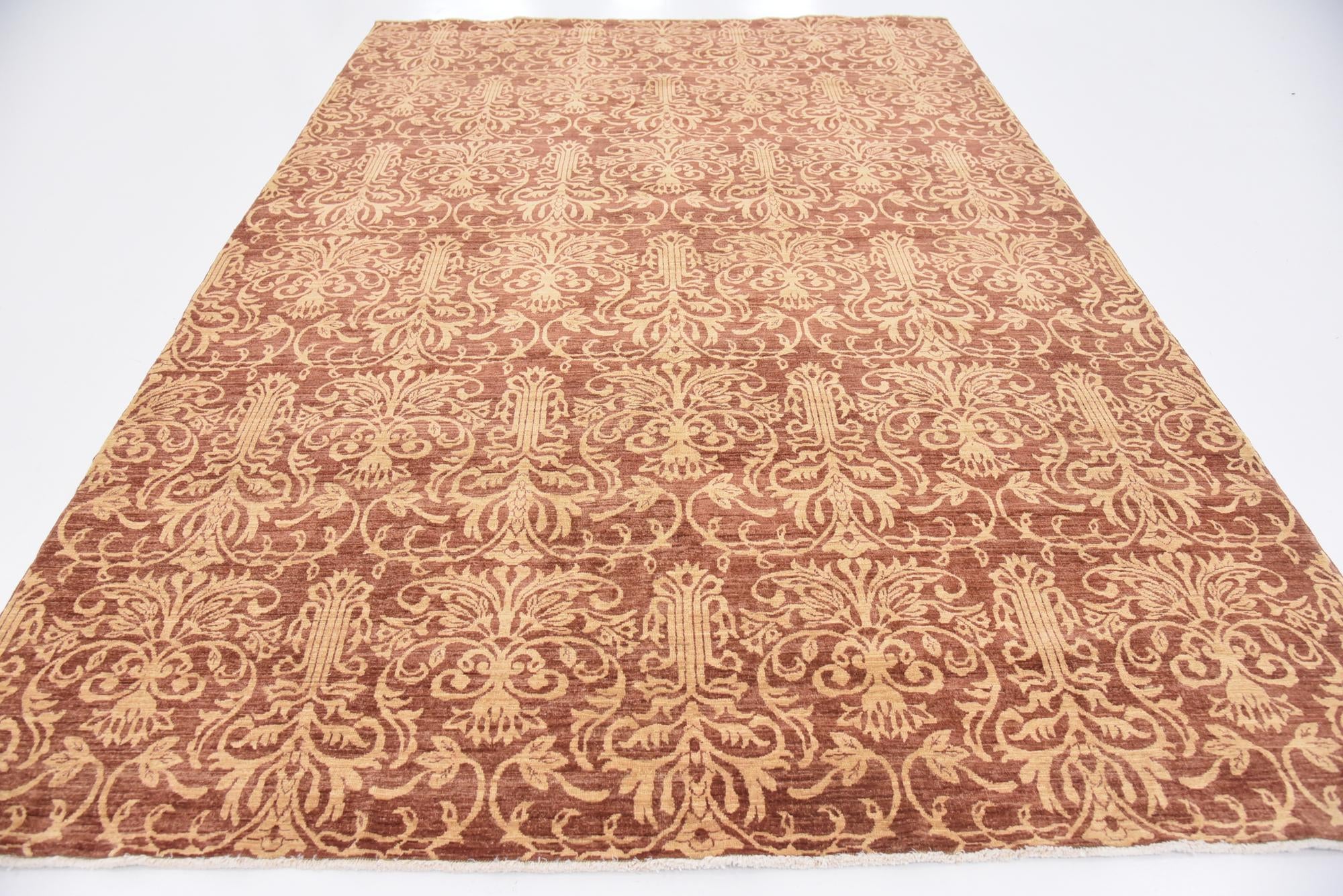 6' 11 x 9' 6 Hand Knotted Peshawar Ziegler Oriental Rug