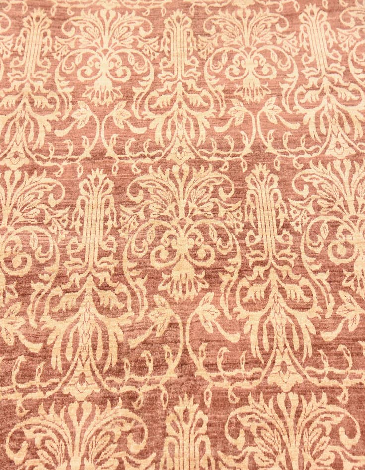 Detail image of 6' 11 x 9' 6  Hand Knotted Peshawar Ziegler Oriental Rug