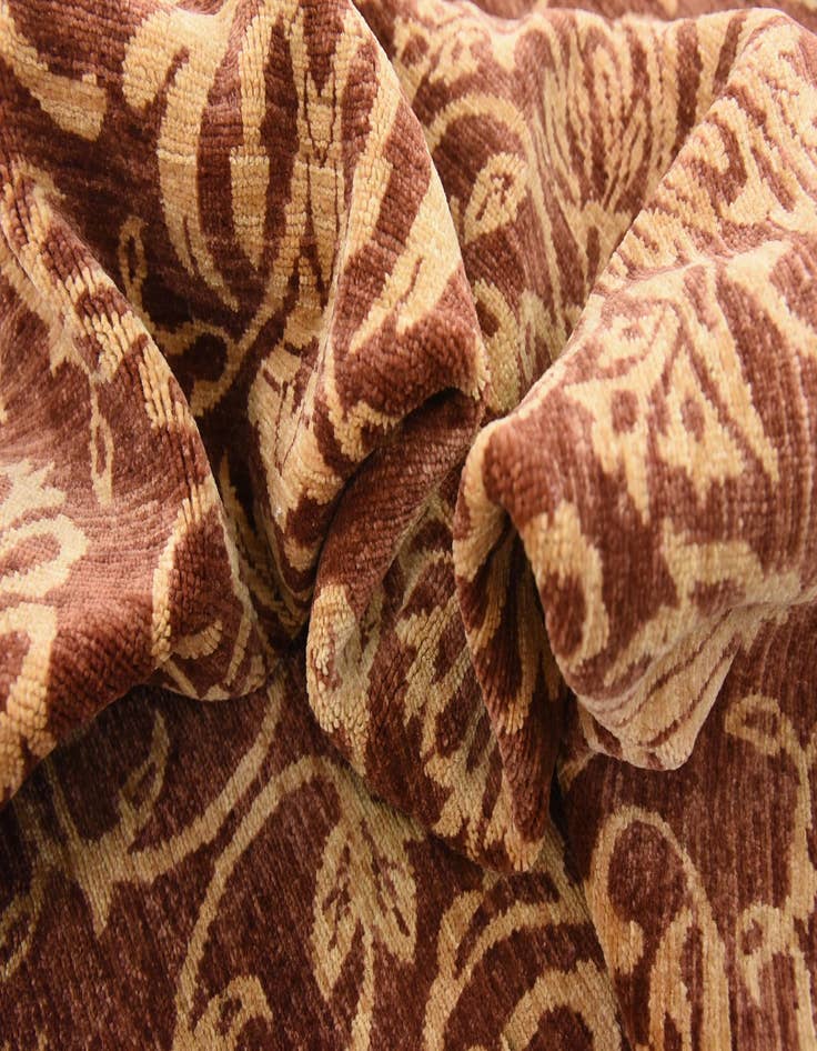 Detail image of 6' 11 x 9' 6  Hand Knotted Peshawar Ziegler Oriental Rug