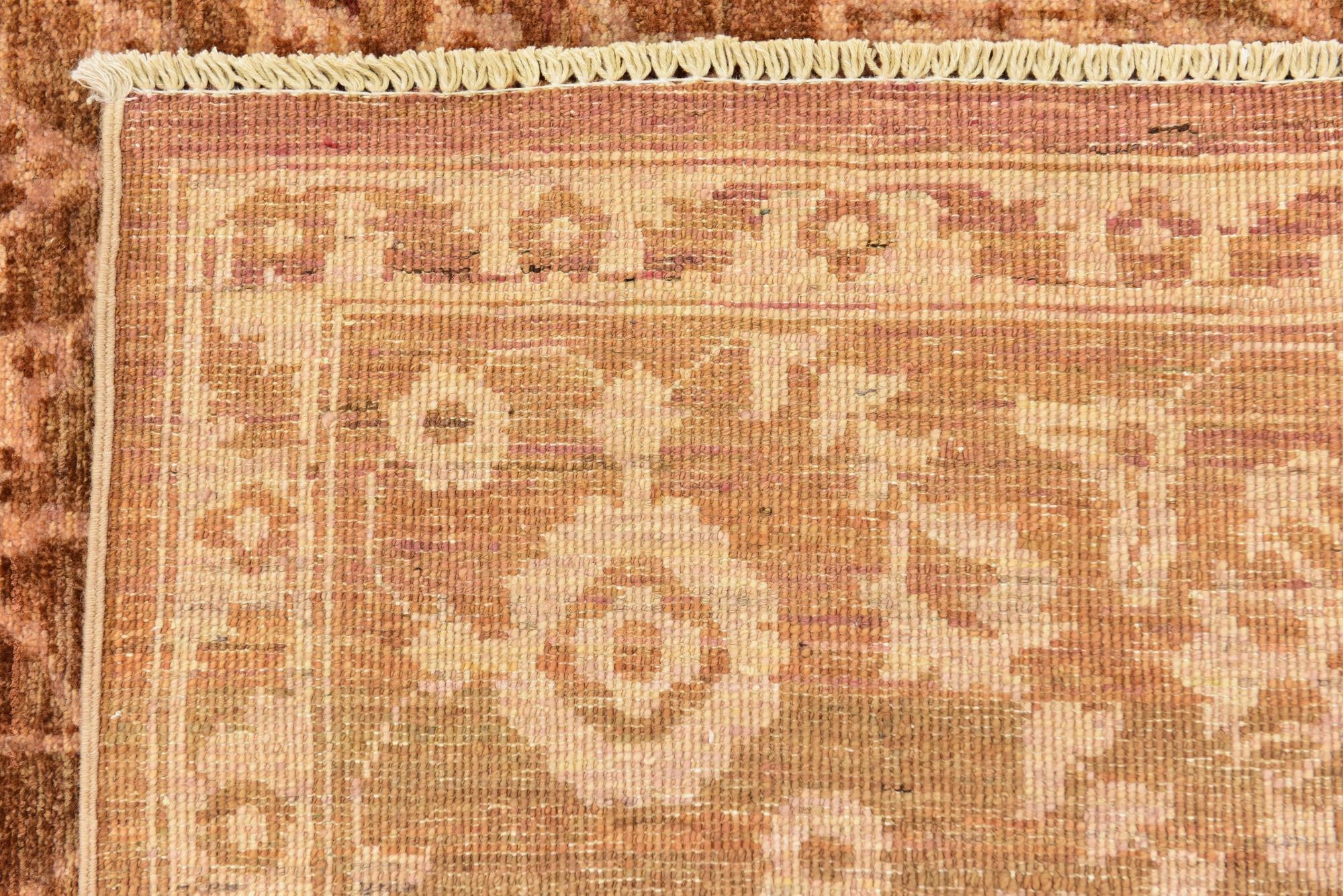 6' 5 x 10' Hand Knotted Peshawar Ziegler Rug