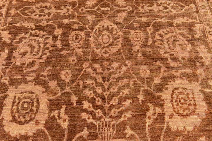 6' 5 x 10' Hand Knotted Peshawar Ziegler Rug