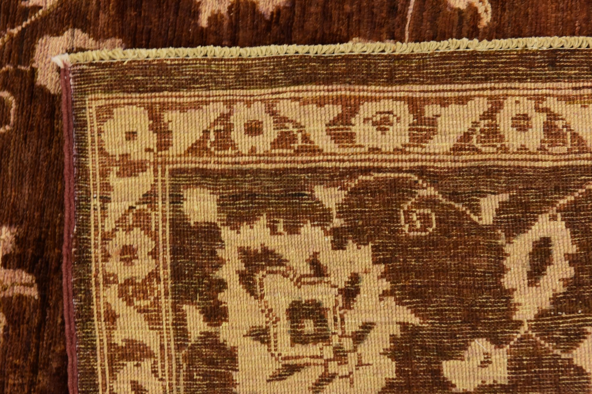 5' 8 x 9' 8 Hand Knotted Peshawar Ziegler Rug