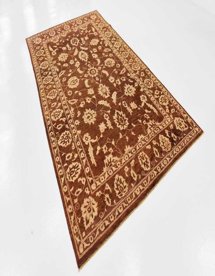 Detail image of 5' 8 x 9' 8  Hand Knotted Peshawar Ziegler Rug