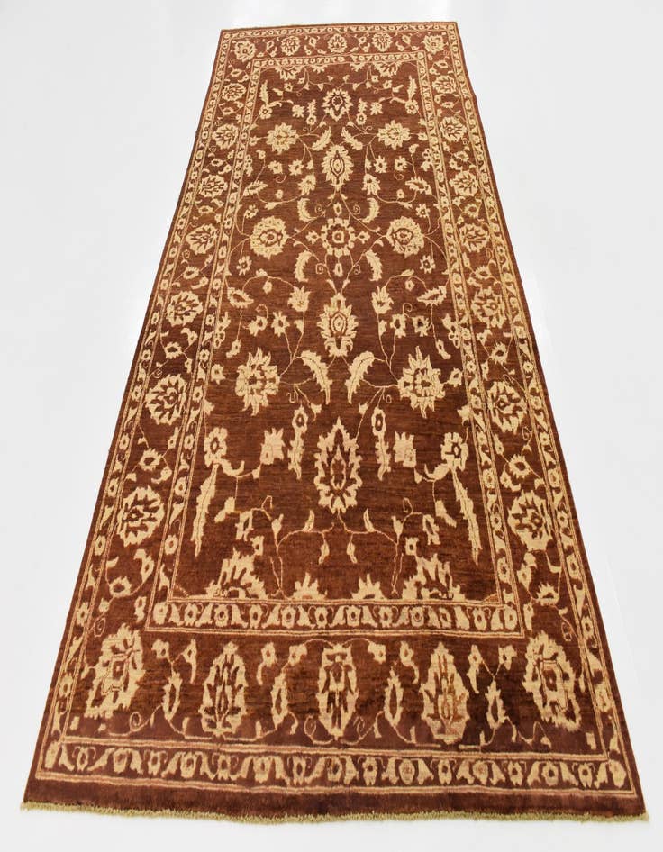 Detail image of 5' 8 x 9' 8  Hand Knotted Peshawar Ziegler Rug