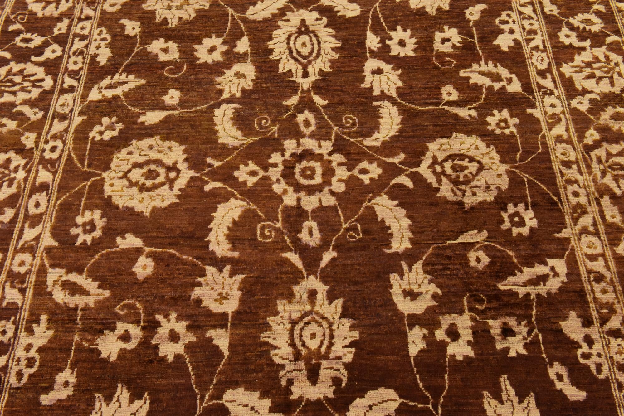 5' 8 x 9' 8 Hand Knotted Peshawar Ziegler Rug