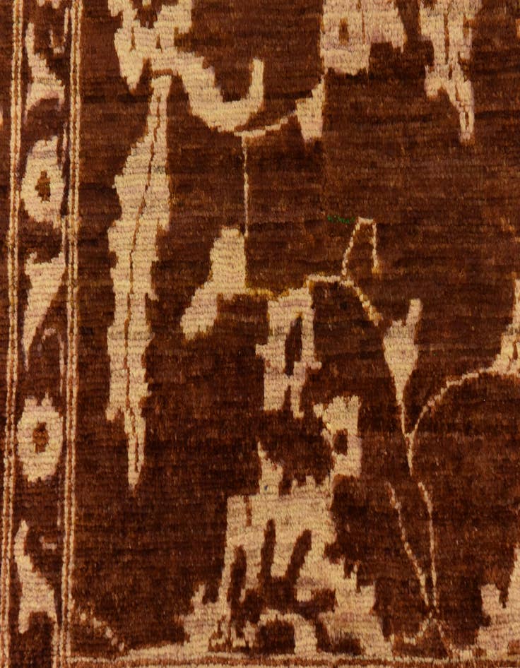 Detail image of 5' 8 x 9' 8  Hand Knotted Peshawar Ziegler Rug