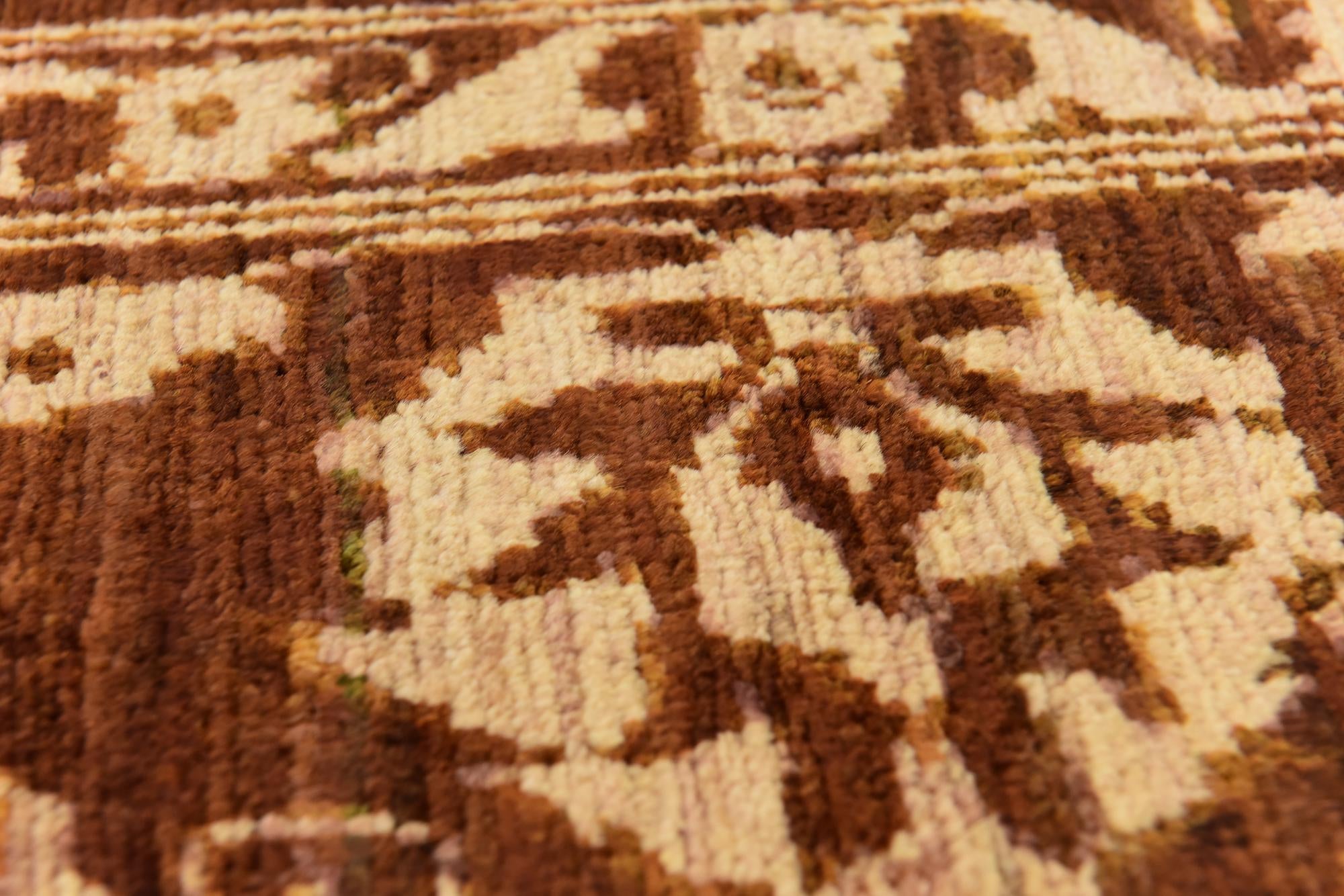 5' 8 x 9' 8 Hand Knotted Peshawar Ziegler Rug