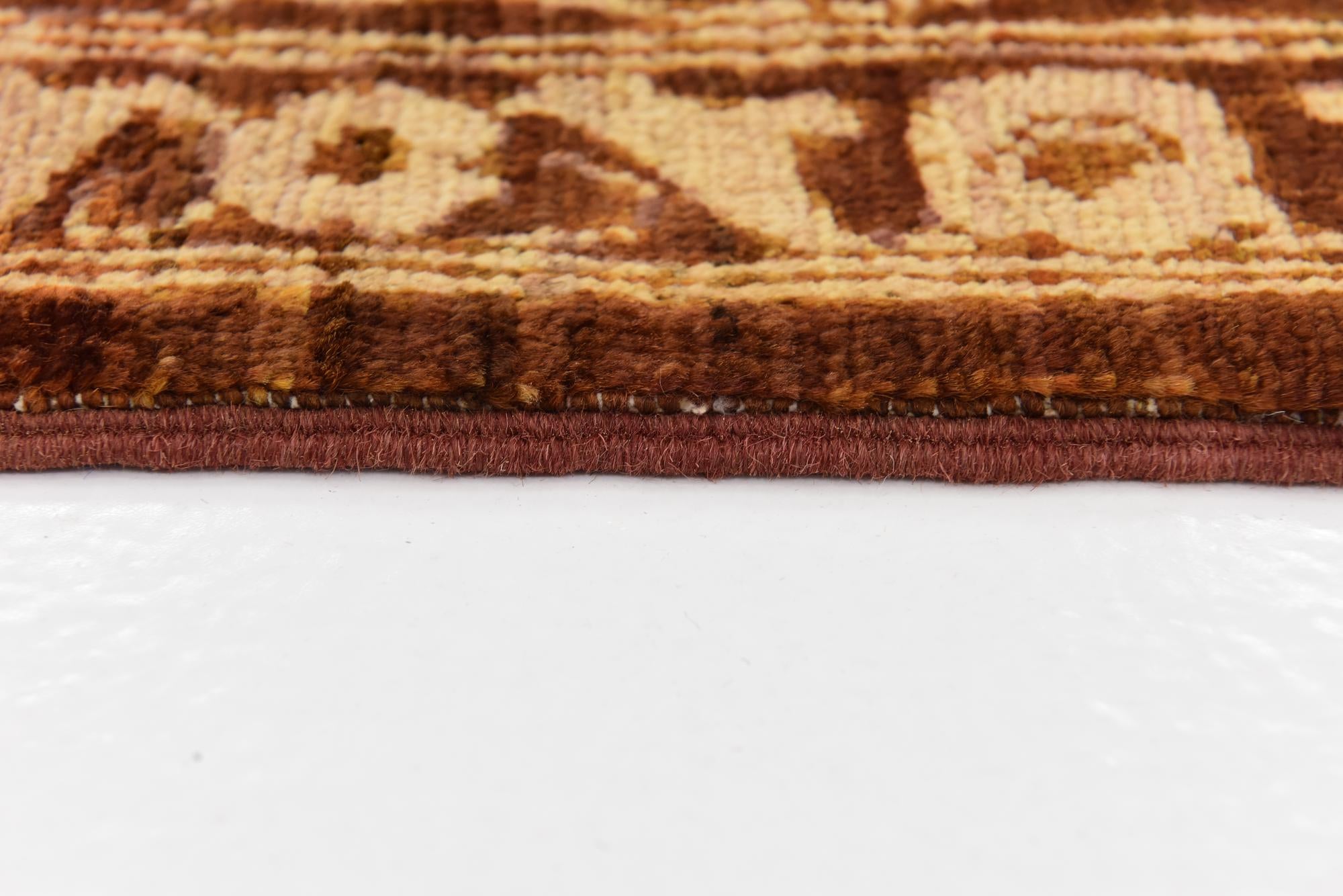 5' 8 x 9' 8 Hand Knotted Peshawar Ziegler Rug