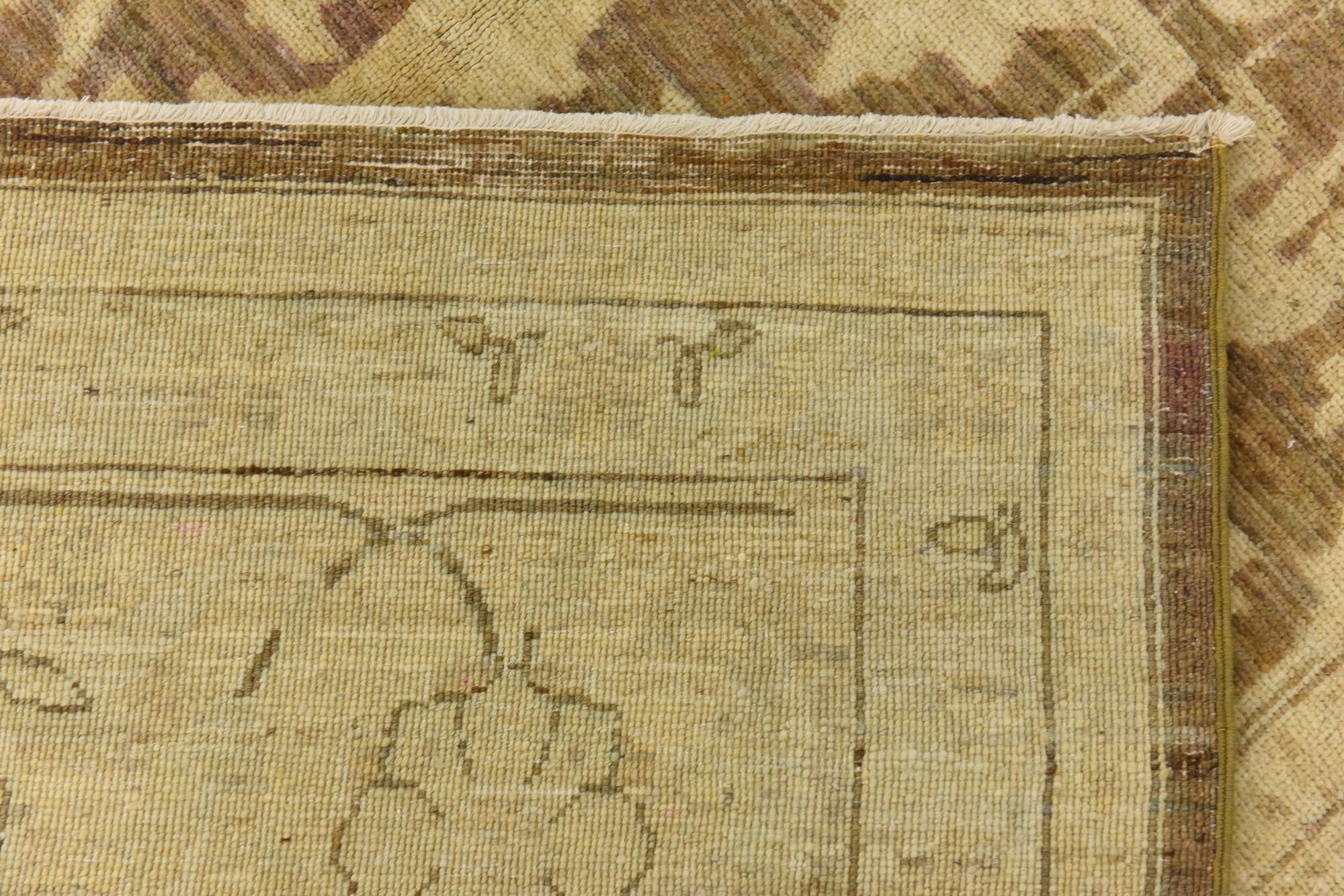11' 9 x 14' 8 Hand Knotted Peshawar Ziegler Rug