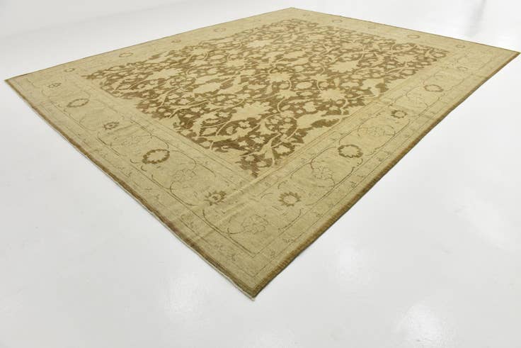 Detail image of 11' 9 x 14' 8 Hand Knotted Peshawar Ziegler Rug