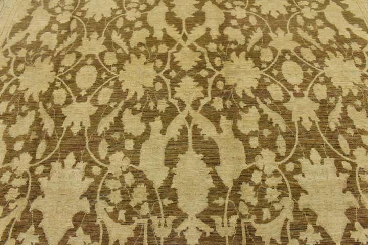 11' 9 x 14' 8 Hand Knotted Peshawar Ziegler Rug