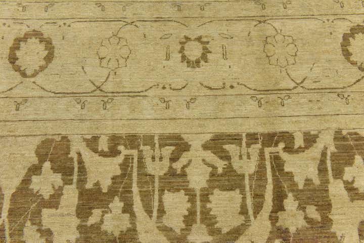 11' 9 x 14' 8 Hand Knotted Peshawar Ziegler Rug