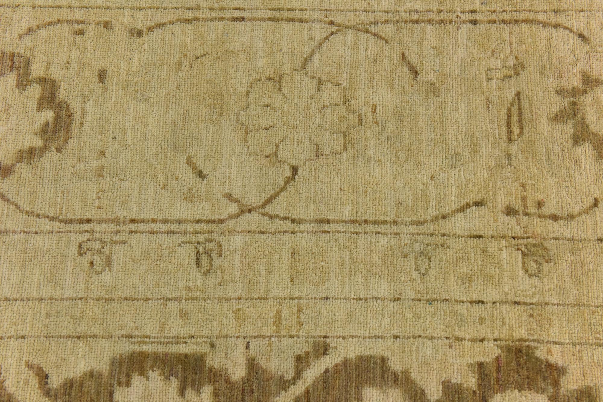 11' 9 x 14' 8 Hand Knotted Peshawar Ziegler Rug
