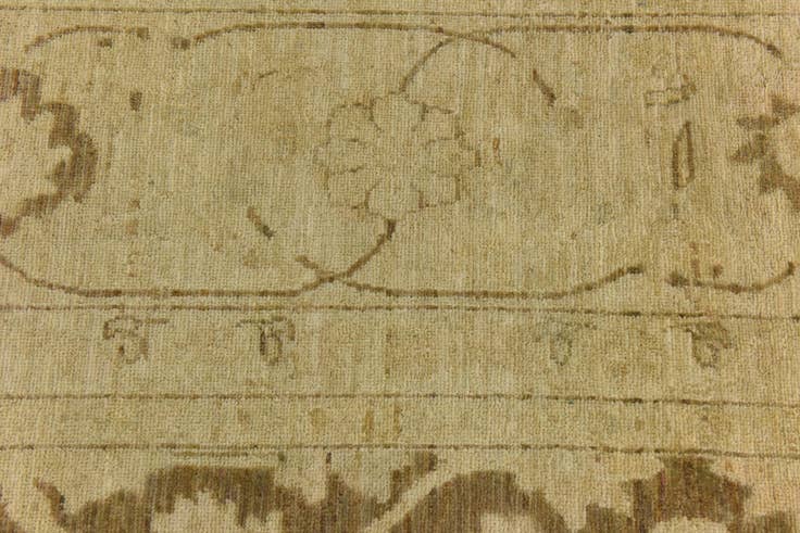 Detail image of 11' 9 x 14' 8 Hand Knotted Peshawar Ziegler Rug