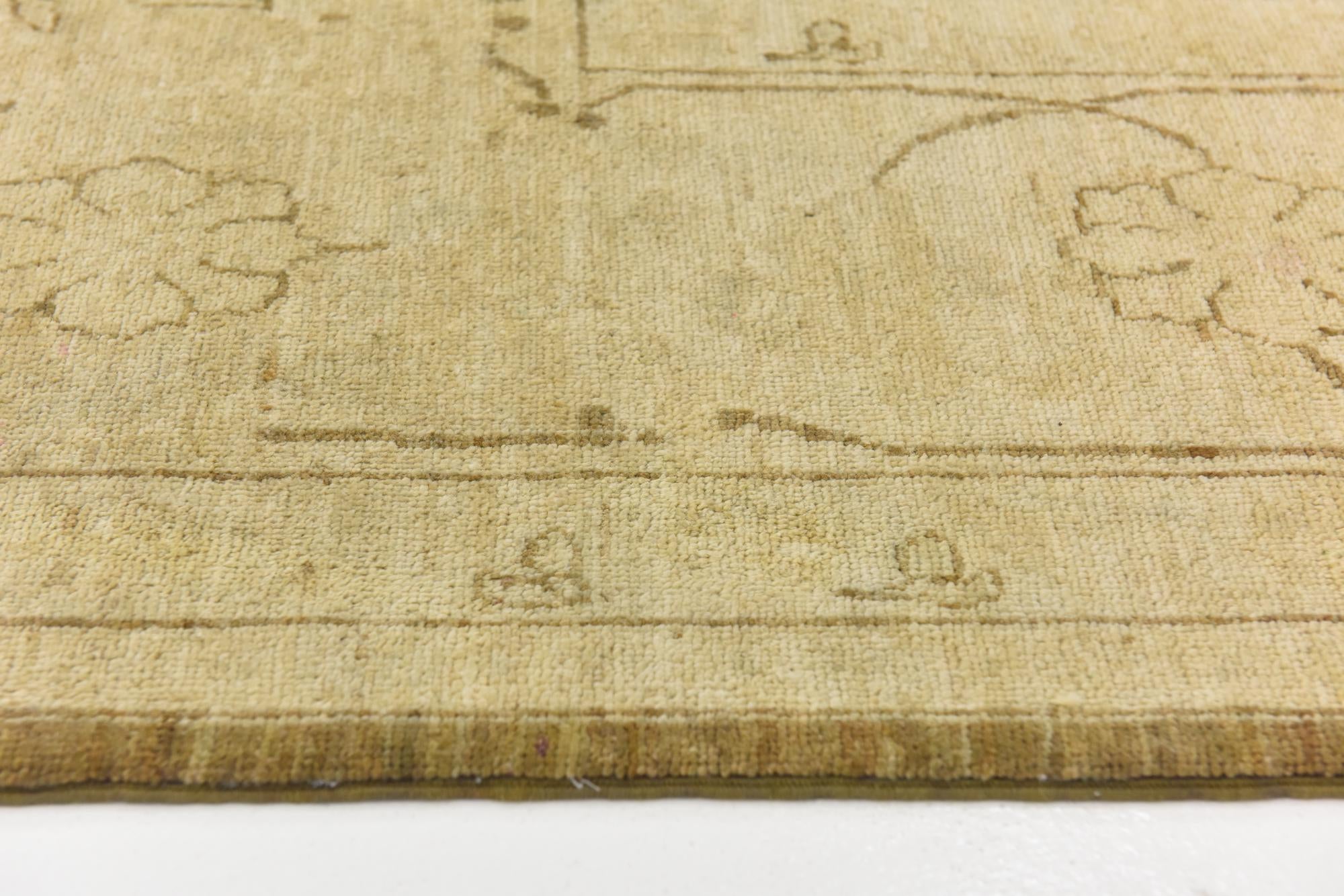 11' 9 x 14' 8 Hand Knotted Peshawar Ziegler Rug