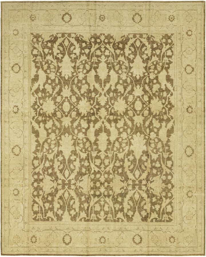 11' 9 x 14' 8 Hand Knotted Peshawar Ziegler Rug