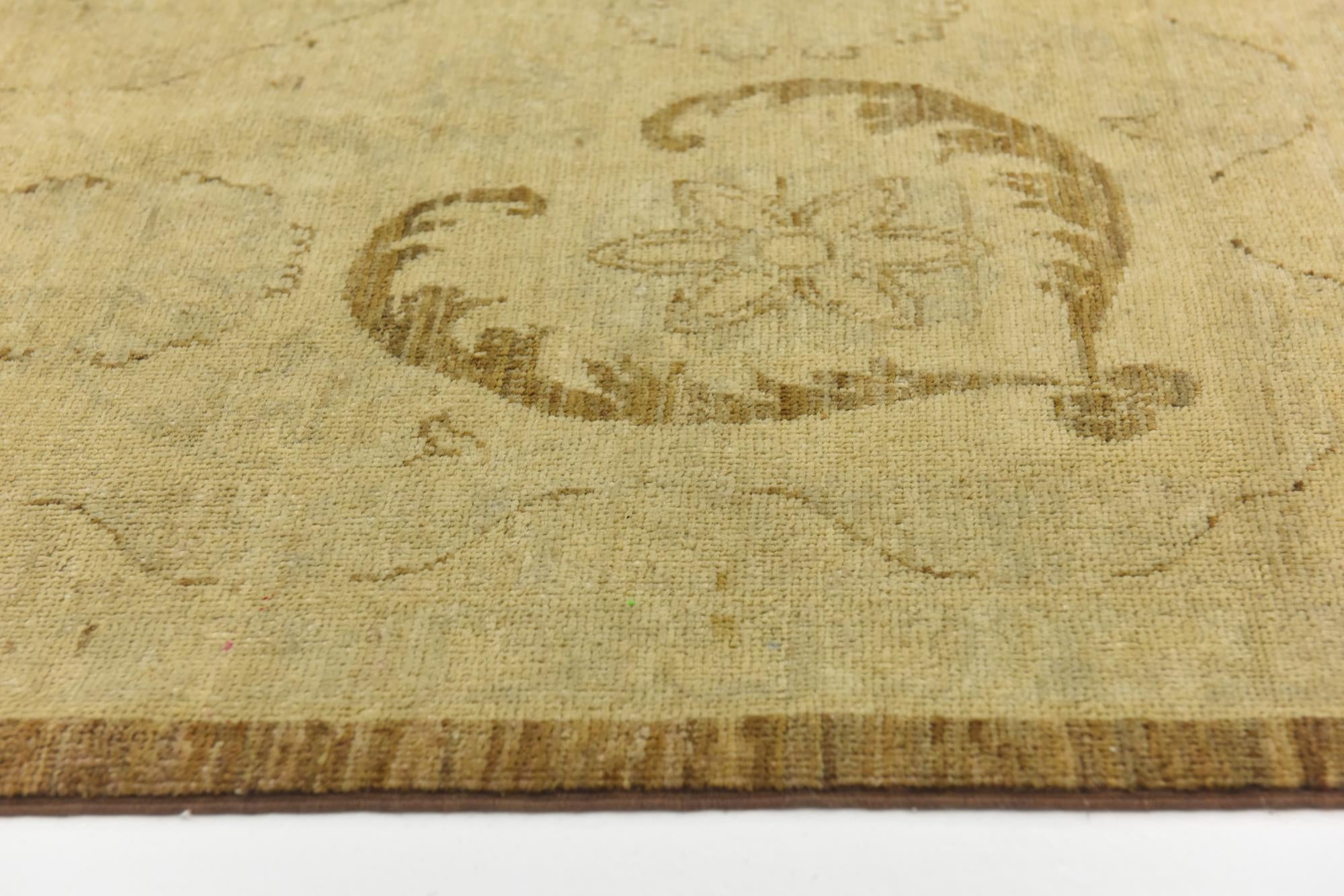 13' 2 x 17' 7 Hand Knotted Peshawar Ziegler Rug