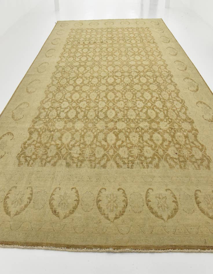 Detail image of 13' 2 x 17' 7  Hand Knotted Peshawar Ziegler Rug