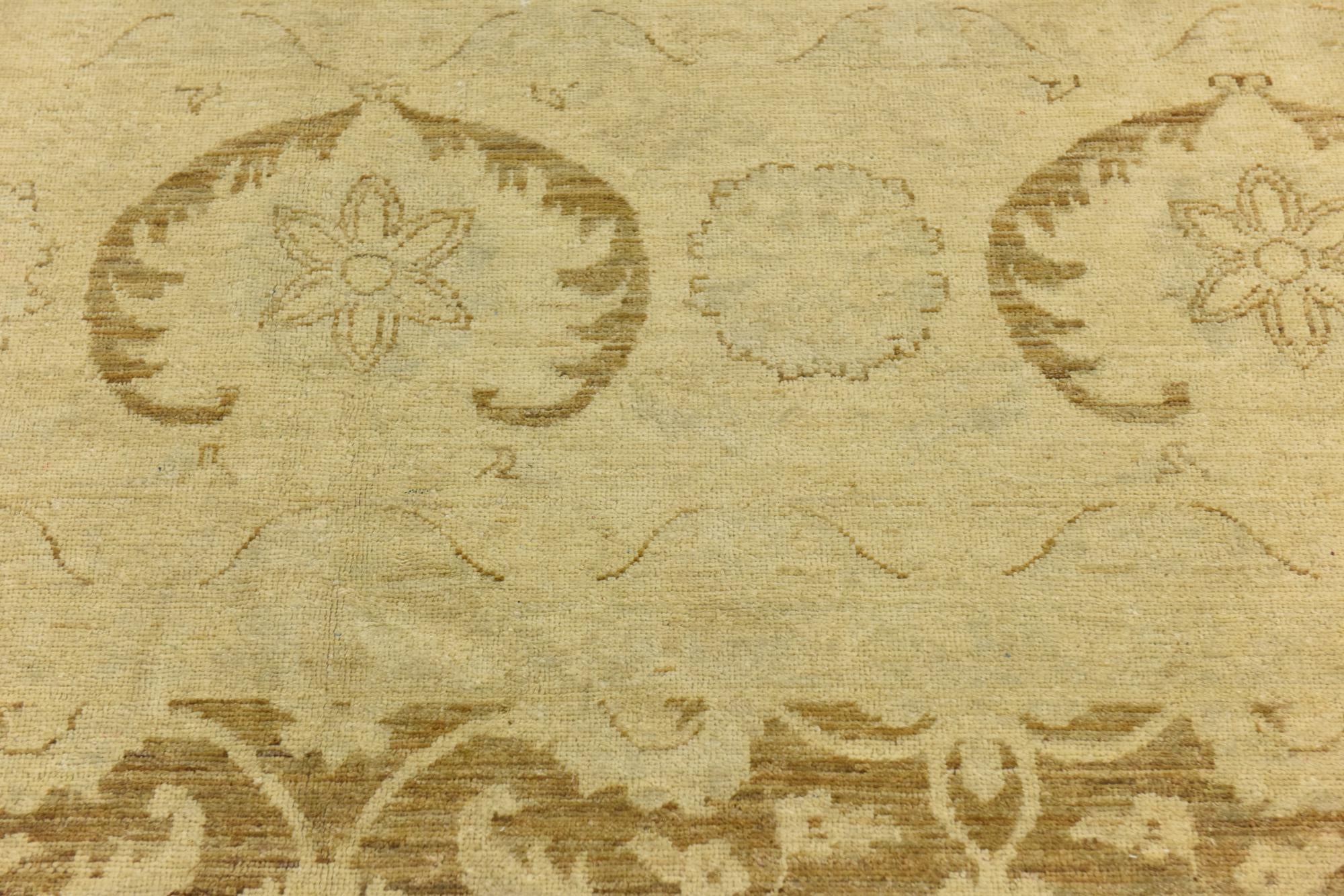 13' 2 x 17' 7 Hand Knotted Peshawar Ziegler Rug