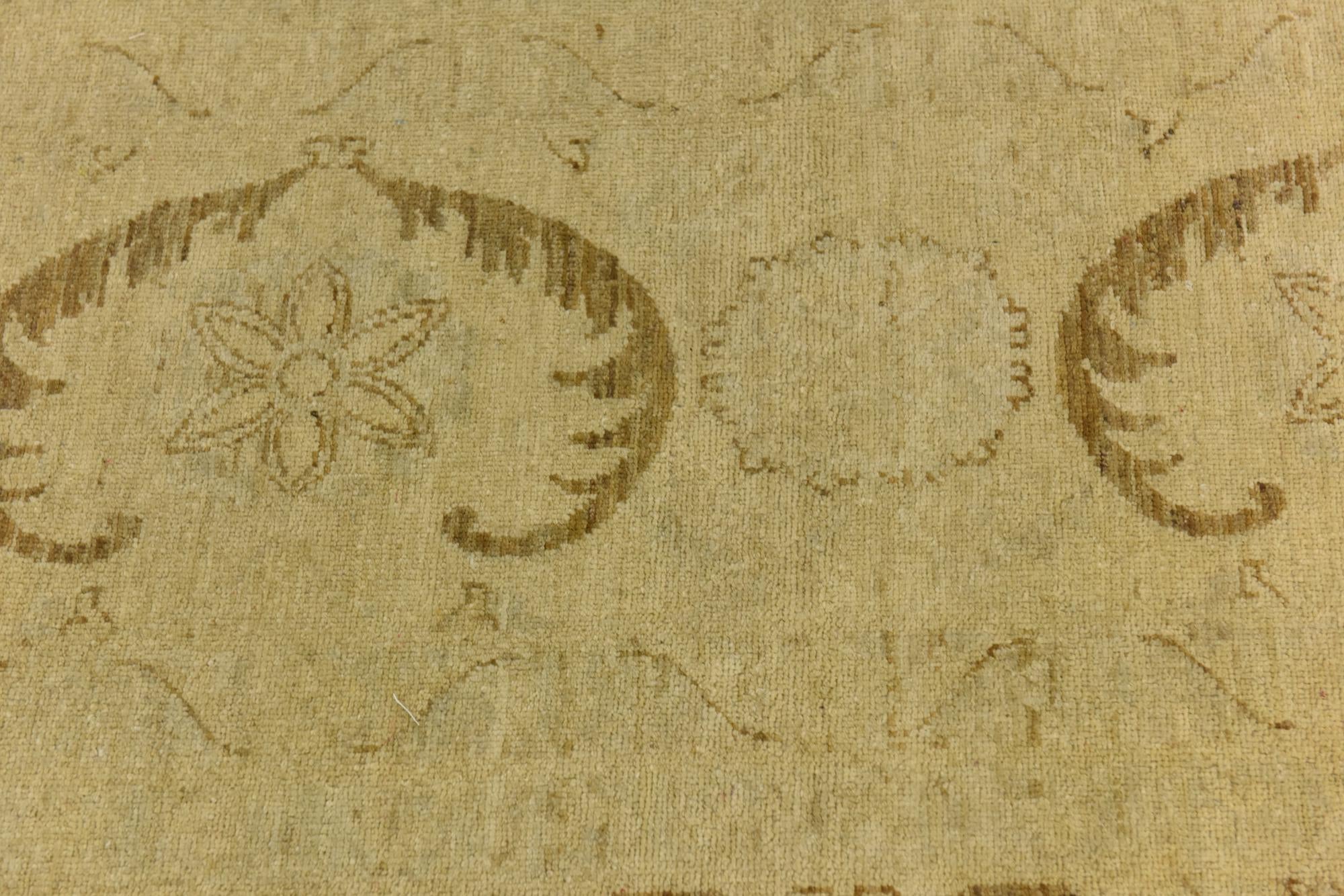 13' 2 x 17' 7 Hand Knotted Peshawar Ziegler Rug