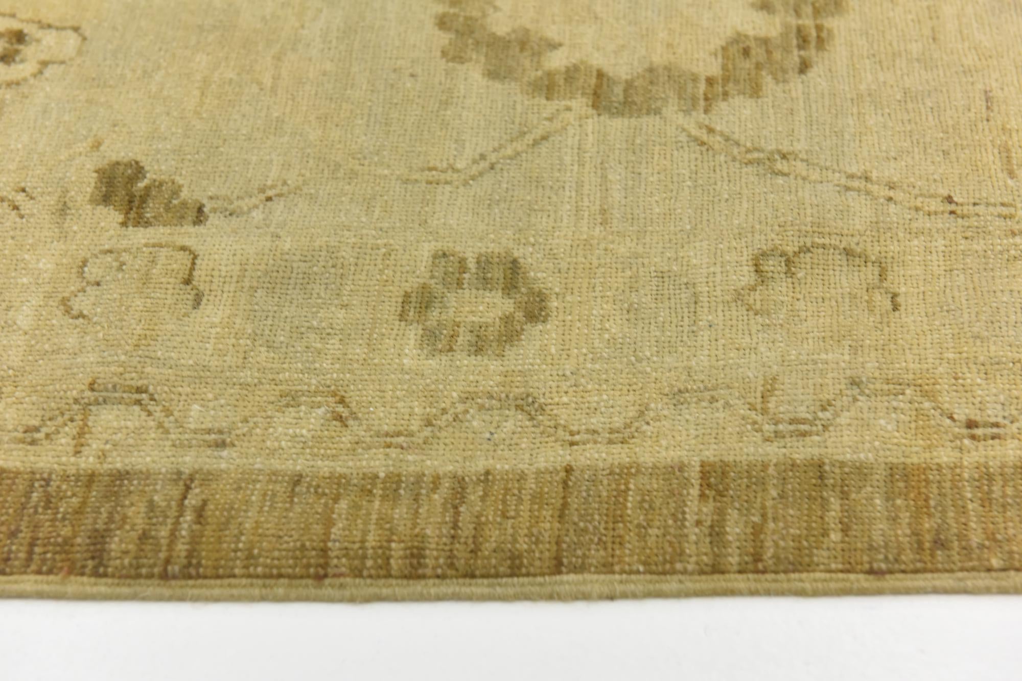 12' 7 x 19' 3 Hand Knotted Peshawar Ziegler Rug
