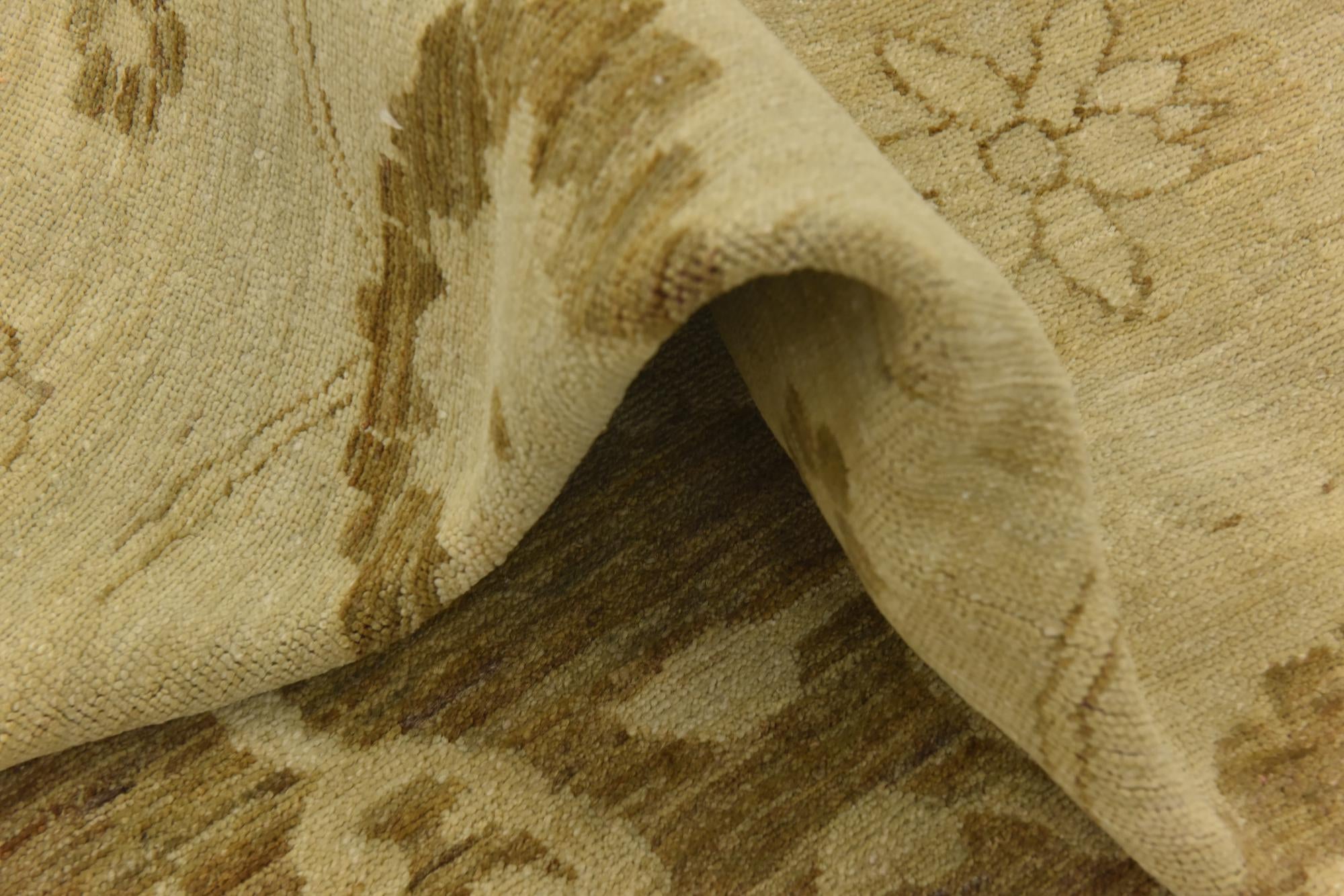 12' 7 x 19' 3 Hand Knotted Peshawar Ziegler Rug